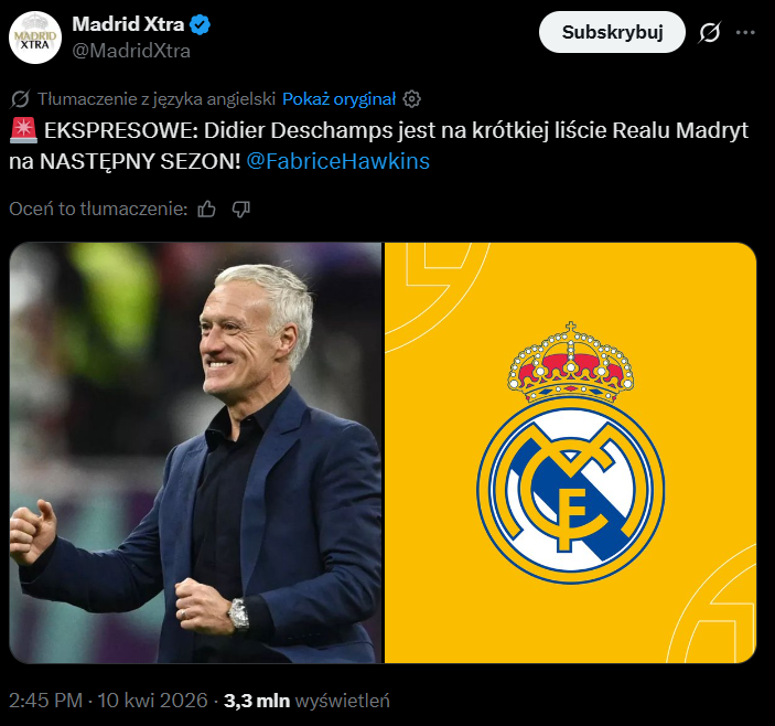 HIT! Real chce zatrudnić TEGO TRENERA!